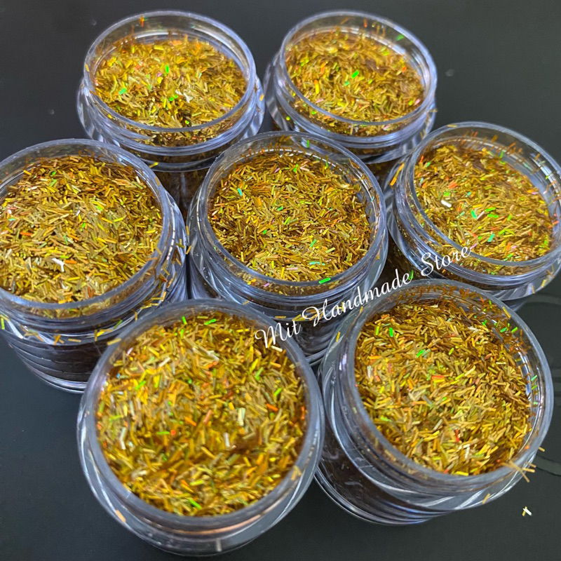 Kim tuyến sợi siêu đẹp, siêu flash trang trí nail, resin KT909