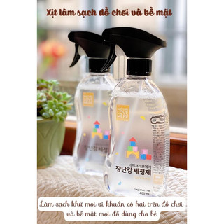 (Đỉnh dã man) Xịt khuẩn đồ chơi NATURE LOVE MERE 400ml