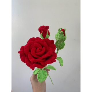 Hoa Hồng len handmade