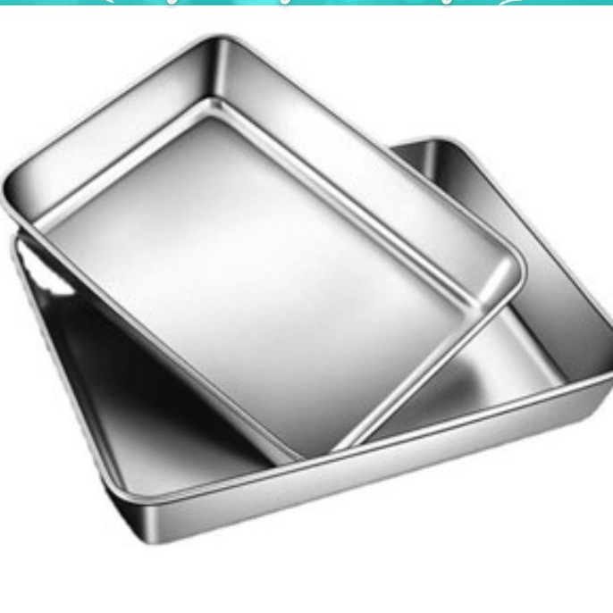 Hộp Đựng Thực Phẩm, khay đựng thực phẩm Tủ Lạnh  Có Nắp Đậy Đa Năng Tiện Lợi Cho Gia Đình Chất Liệu Inox 304 Cao Cấp