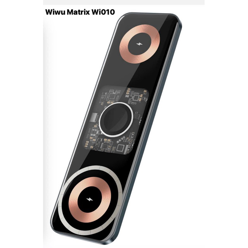 Đế xạc nhanh ko dây WIwu matrix WI010 3 in1 cho IPhone, Samsung, Xaomi, Oppo