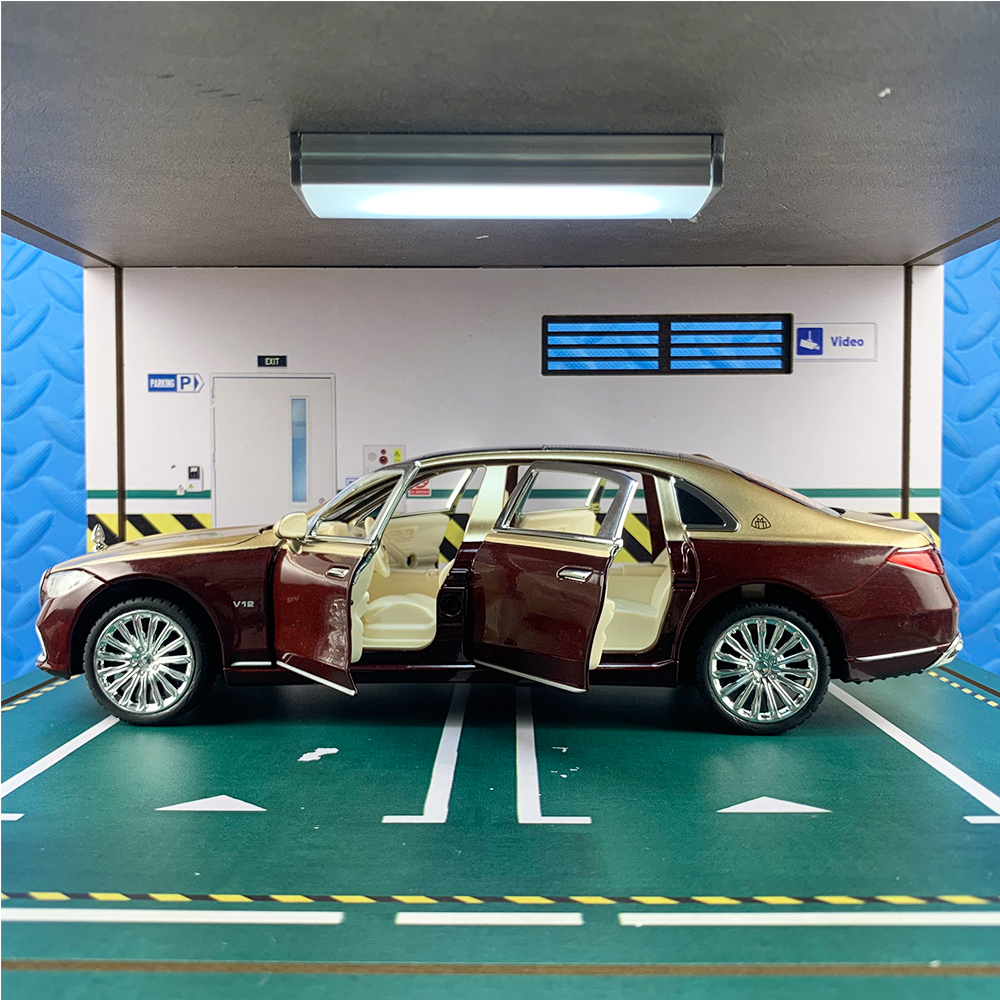 Mô hình xe kim loại Mercedes Maybach S680 tỉ lệ 1:24 XHD