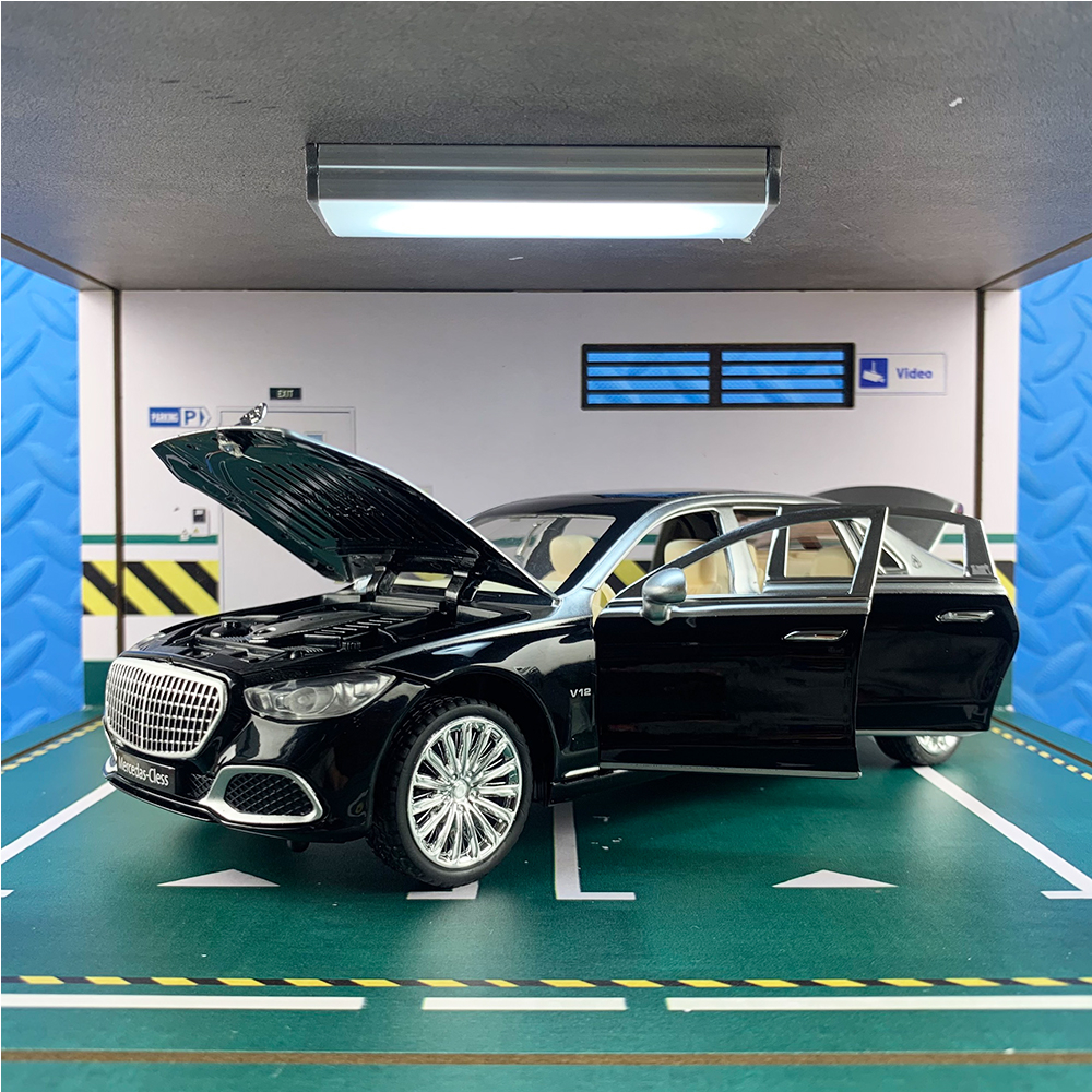 Mô hình xe kim loại Mercedes Maybach S680 tỉ lệ 1:24 XHD