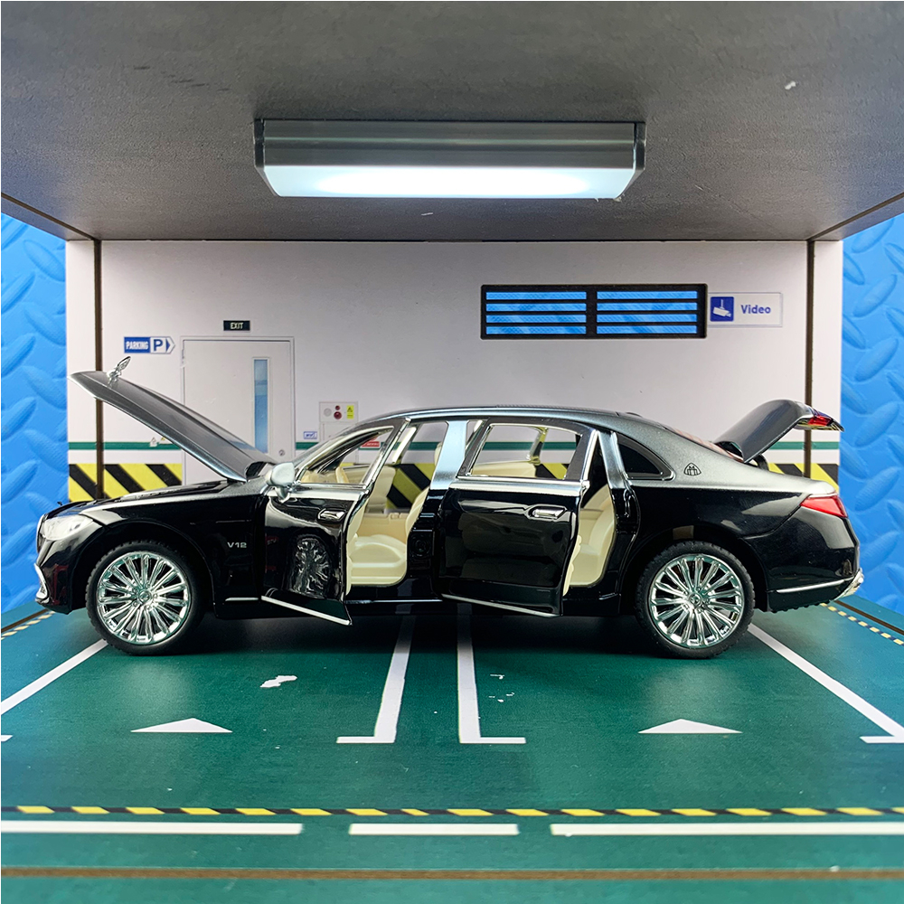 Mô hình xe kim loại Mercedes Maybach S680 tỉ lệ 1:24 XHD