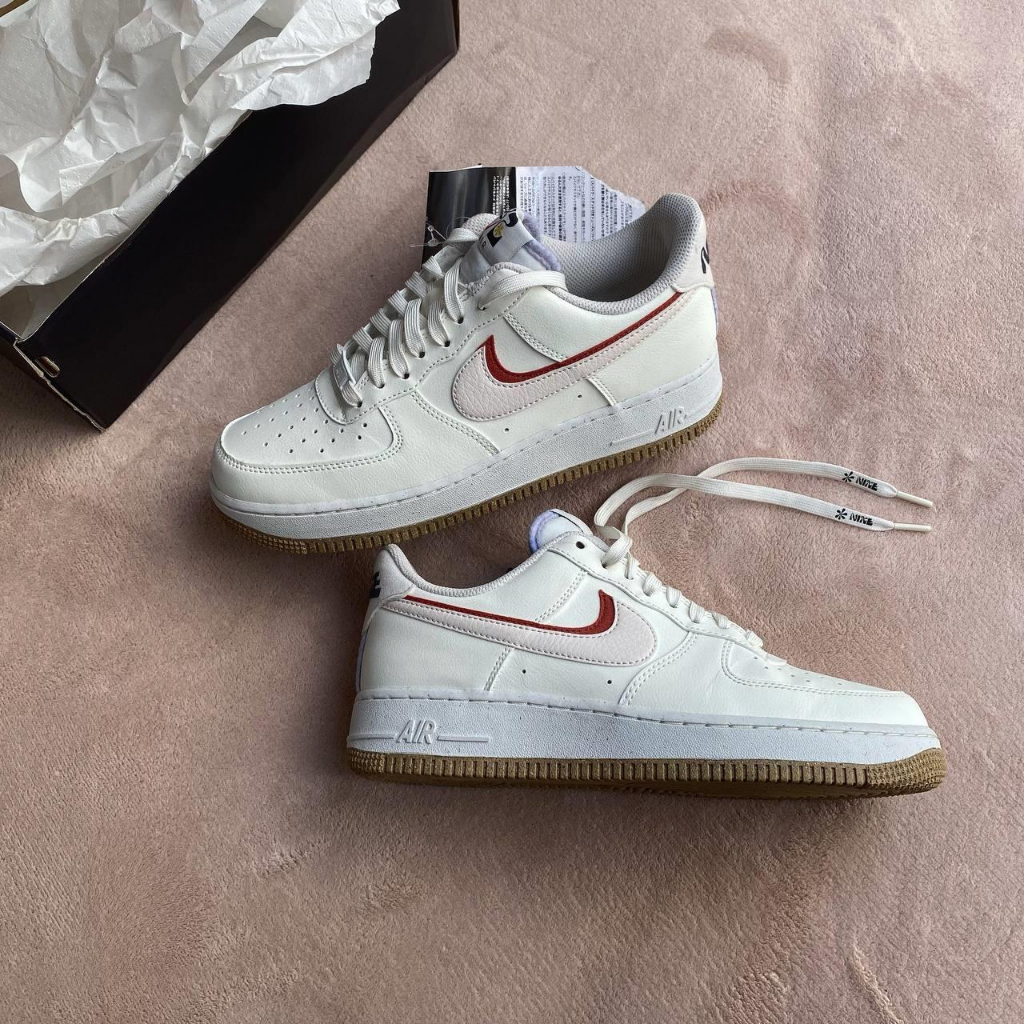 Giày Sneaker Nike Air Force 1 Low 82 Sail 'Brown' DX6065-101 AF1 màu Trắng Be Basic | PiuPiu Authentic