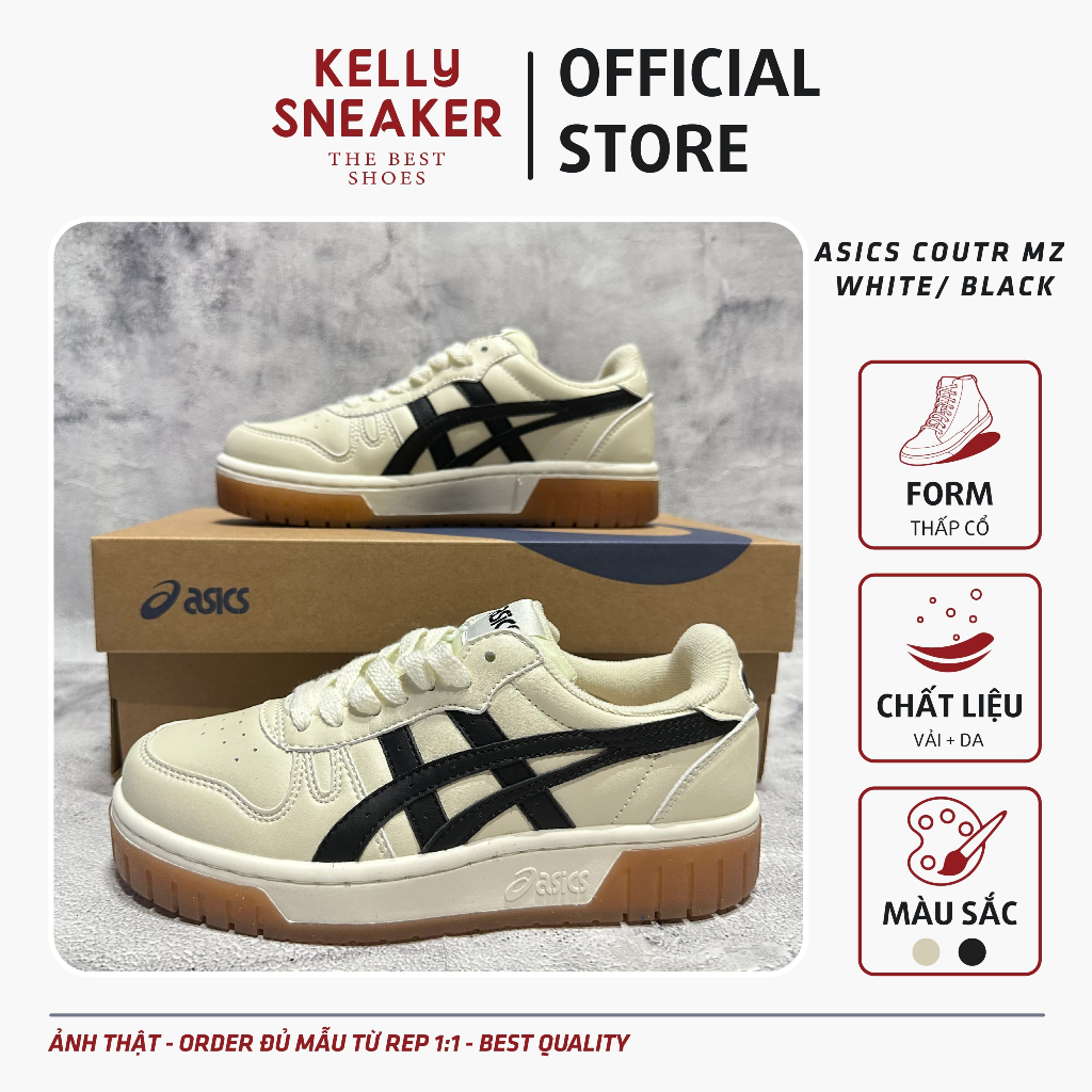 Giày Thể Thao Sneaker As Court Mz "Black/White"