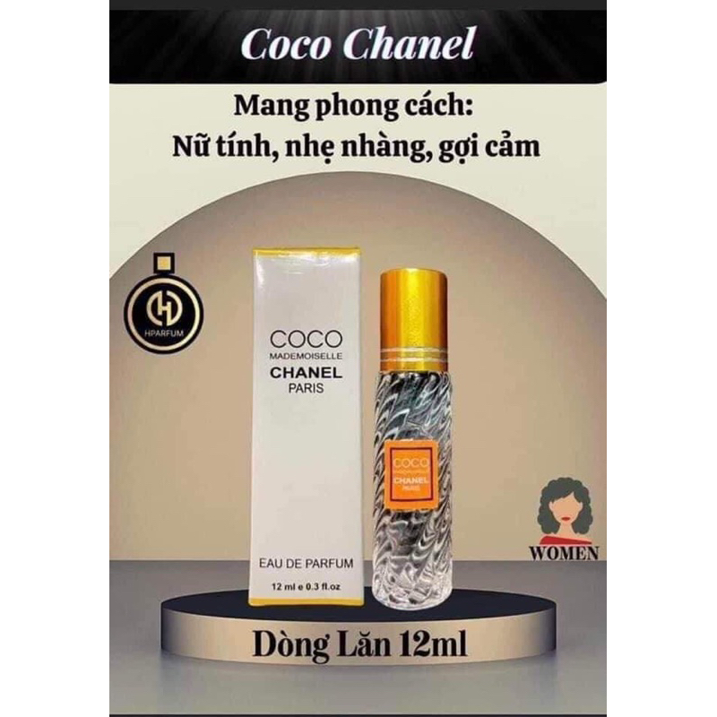 (Chính hãng) tinh dầu nước hoa Hparfum coco dạng lăn