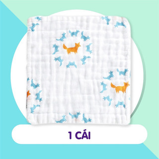 set 5 khăn sữa sợi tre nhăn dầy 6 lớp