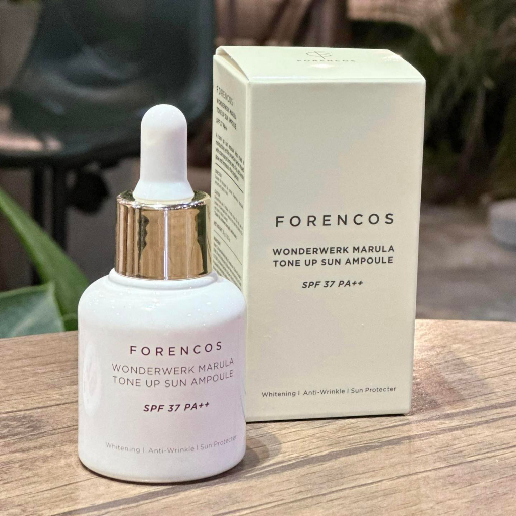 Serum Dưỡng Trắng Chống Nắng Da Forencos Wonderwerk Marula Tone Up Sun Ampoule SPF37 PA++ 50ML