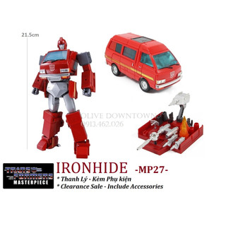 Thanh_Lý💈MP-27💈Mô hình Robot IRONHIDE kèm 16 phụ kiện - TRANSFORMERS dòng Masterpiece VNXK