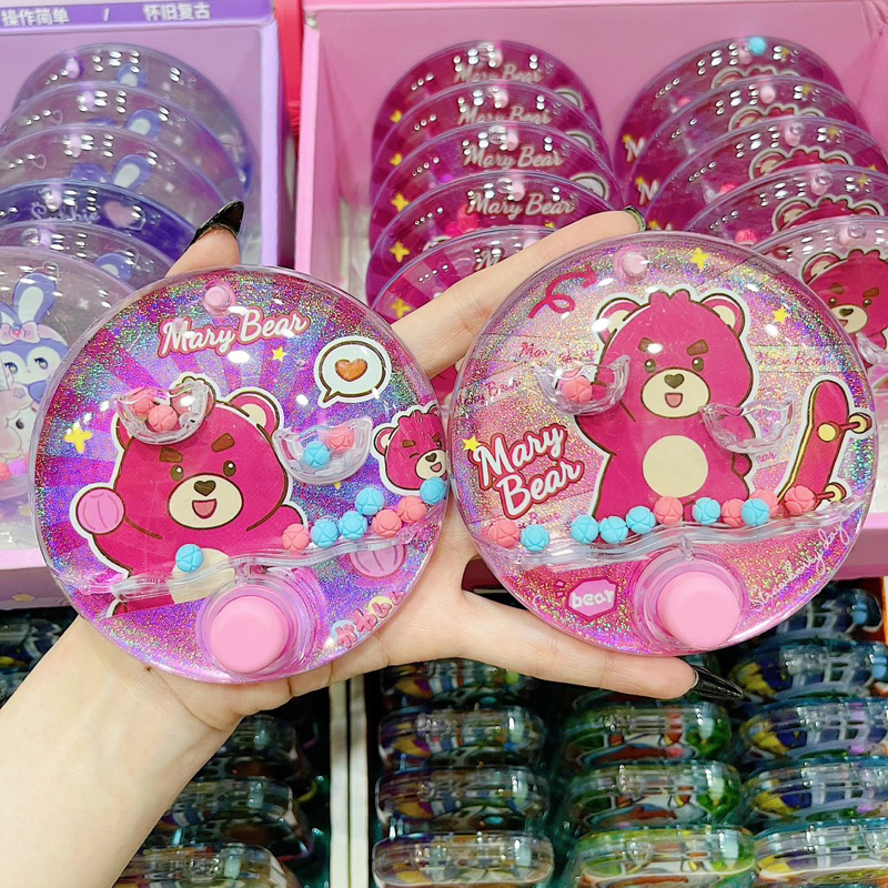 Máy Game Bắn Vòng Nước Mẫu Gấu Dâu LOTSO, Thỏ Tím Nhiều Mẫu Siêu Cute Cho Bé