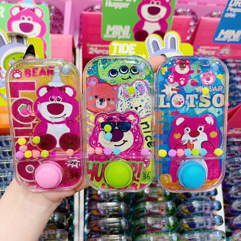 Máy Game Bắn Vòng Nước Mẫu Gấu Dâu LOTSO, Thỏ Tím Nhiều Mẫu Siêu Cute Cho Bé