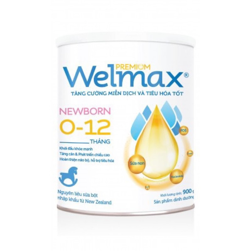 Sữa Welmax newborn cho khởi đầu khoẻ mạnh 800gam