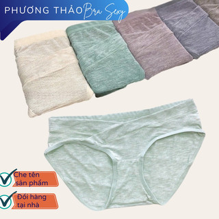 Quần lót bầu cotton sợi tre thông hơi cạp chéo mềm mịn thoáng mát HA143