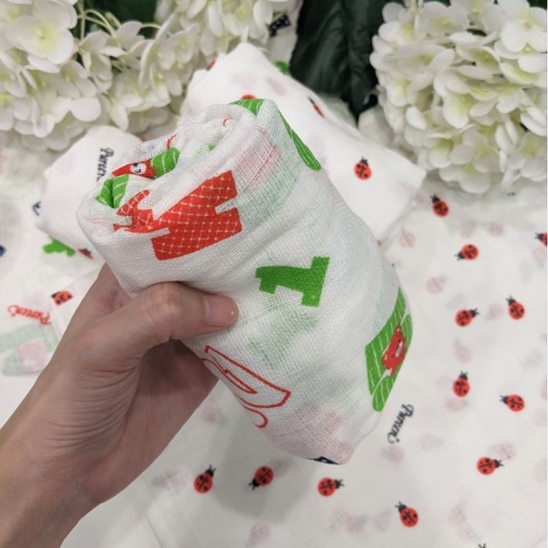 Khăn xô tắm cho bé cỡ 70x70cm khăn xô 2 lớp 100% cotton