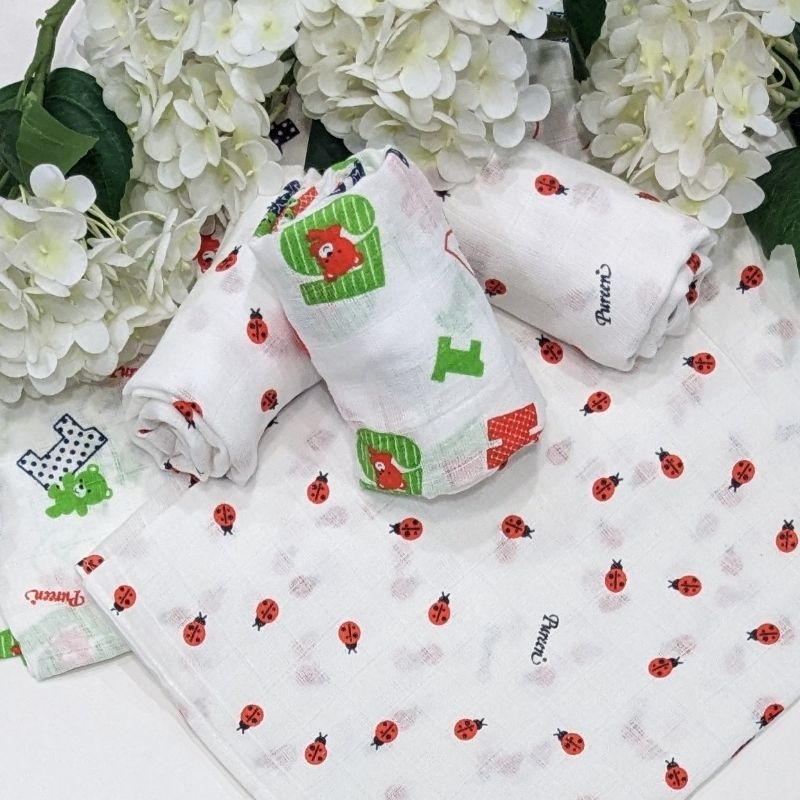 Khăn xô tắm cho bé cỡ 70x70cm khăn xô 2 lớp 100% cotton