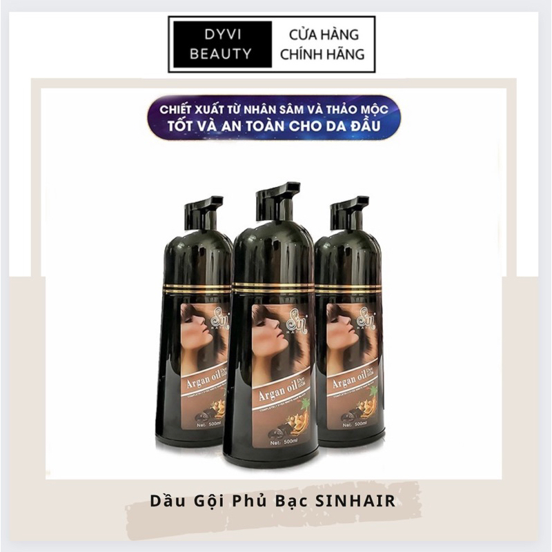 Dầu Gội Nhuộm Phủ Bạc Sin Hair Nhật