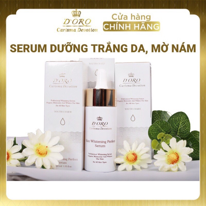 Serum Sáng Da Ngừa Nám DORO – Sáng Da, Ức Chế Sắc Tố, Ngừa Nám Sạm và Dưỡng Da Khỏe_30ml