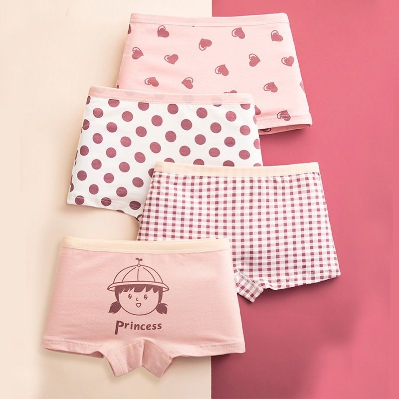 Quần Chip Đùi Bé Gái 🌸Sét 4 Quần phối màu công chúa dễ thương