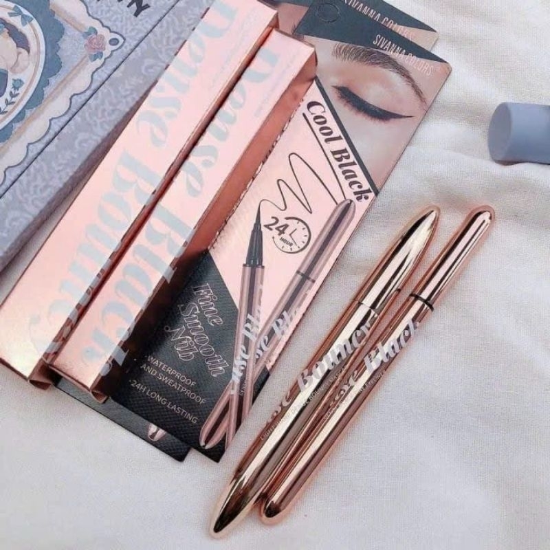 Kẻ mắt Sivanna Dense Black Fine HF934/Waterproof Liquid Eyeliner HF9031