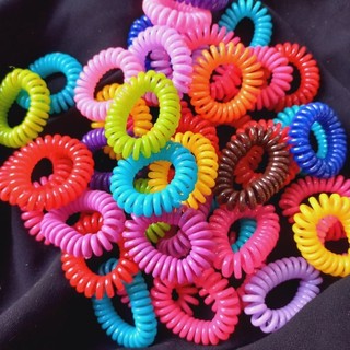 Dây cột tóc lò xo loại trung 2-3cm