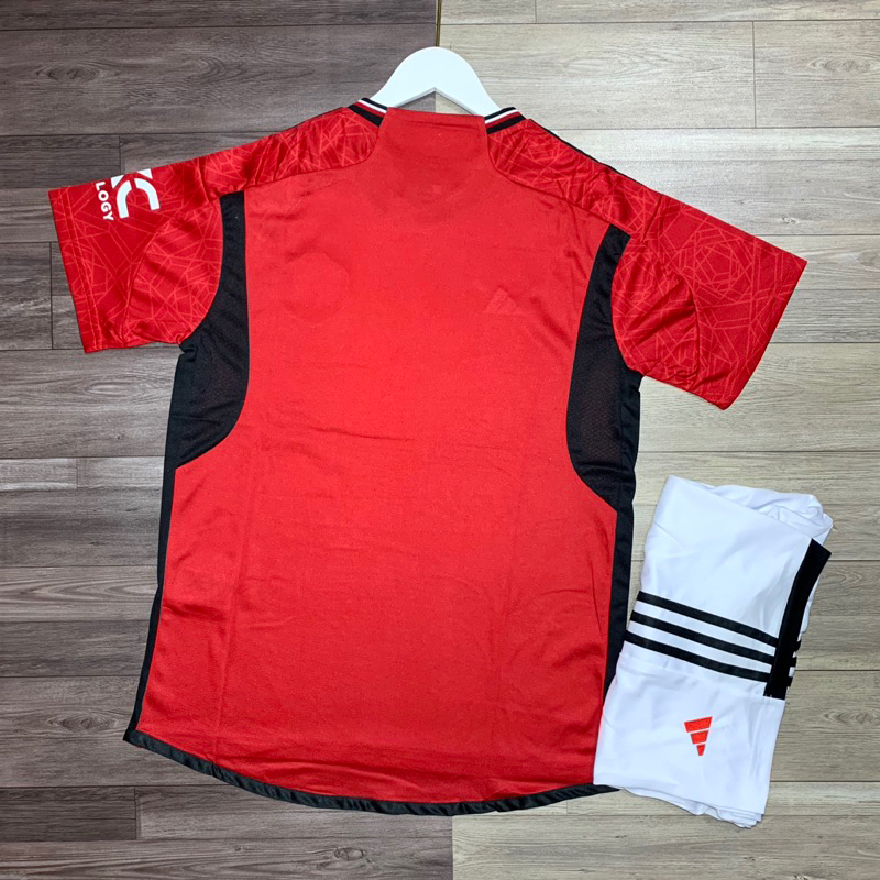Áo Bóng Đá CLB Man-U, Áo Đá Banh Man-U 2022/2023 - Chuẩn Mẫu Thi Đấu - Vải Polyester Gai Thái