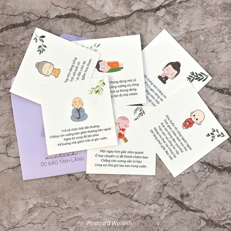 [Winlinh] Postcard CHÚ TIỂU (6 tấm)