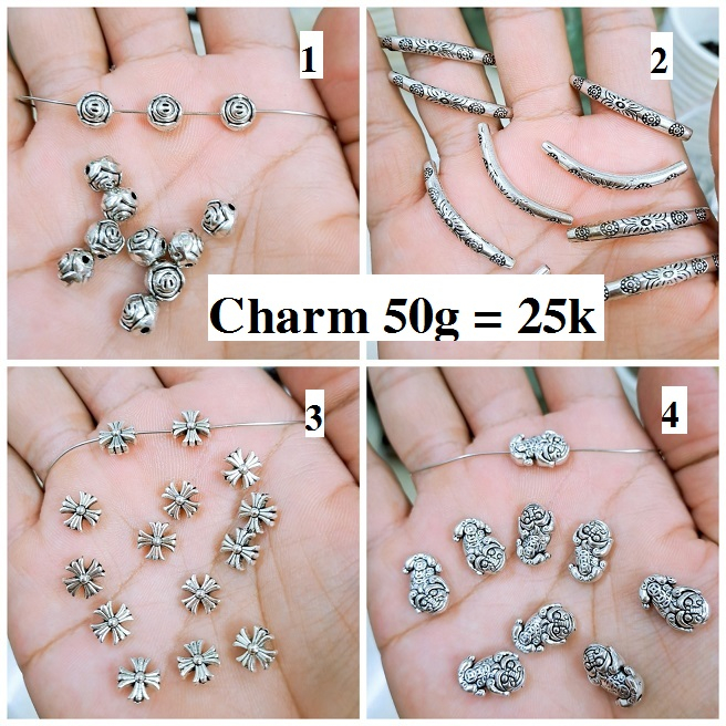 Charm giá rẻ - hợp kim - TPHCM : 25 gram = 50k [ 1 kg = 450k - liên hệ Homi Handmade ]