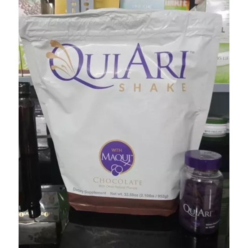 Set Quiari gồm 1 túi bột 950g và 1 lọ viên Quiari 60v