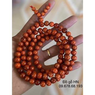 Chuỗi tràng hạt gỗ huyết long 108 hạt – 8mm vòng tay gỗ zaloem0967868193