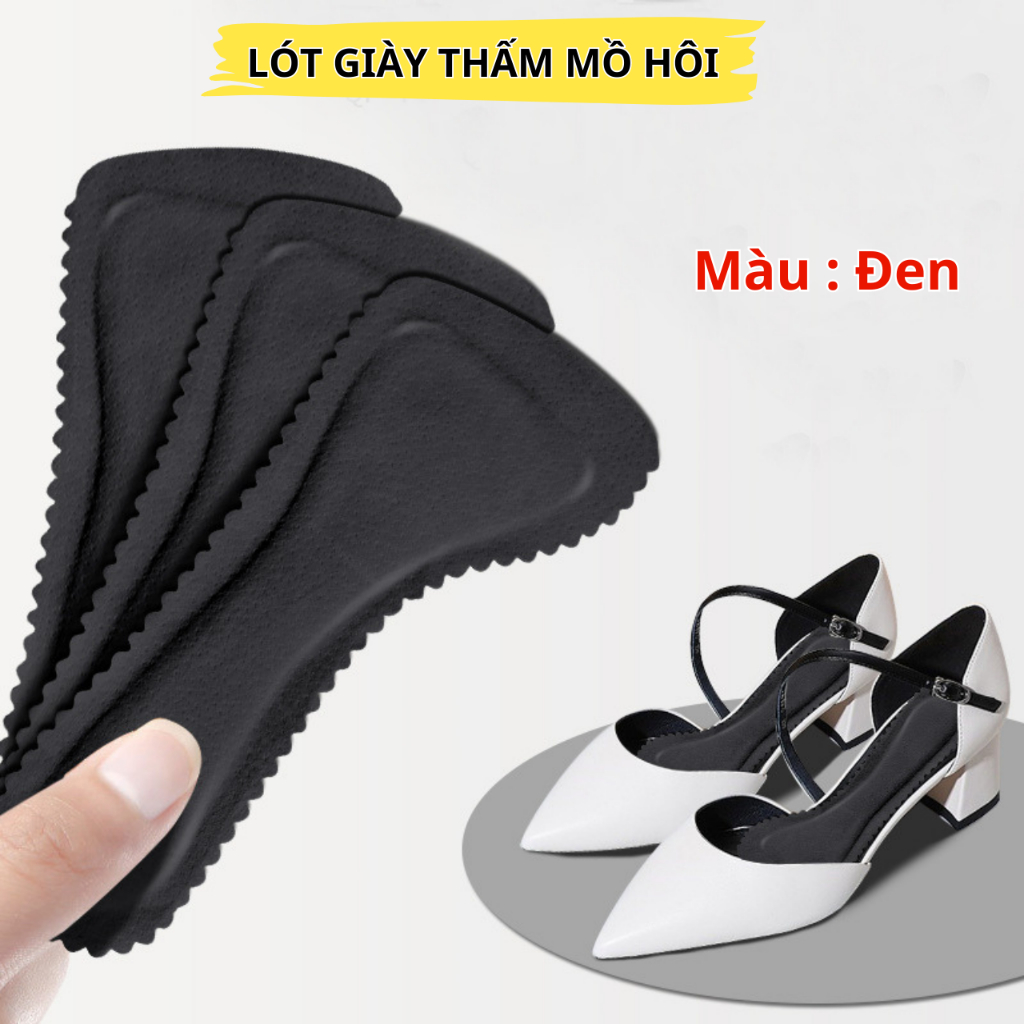 Lót giày thấm hút mồ hôi dành cho giày . Đệm dán giày êm chân giảm đau thấm hút mồ hôi