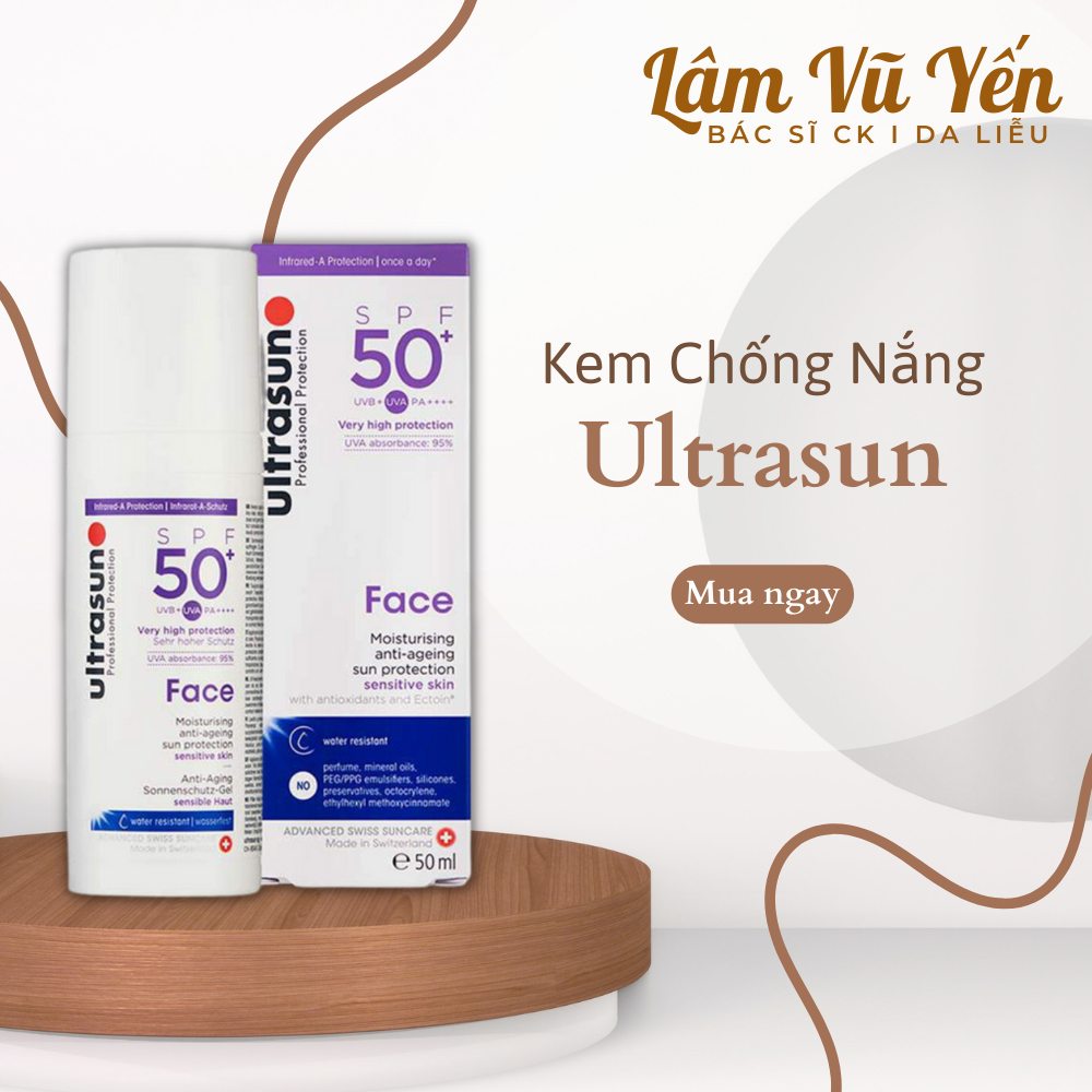 Kem Chống Nắng Ultrasun Face Anti Age & Anti-Pigmentation SPF 50+ PA++++ Chống Lão Hóa - Dr.Lâm Vũ Yến