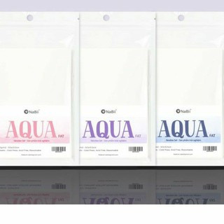 Giấy màu nước nabii aqua fat a6 vỏ pastel - newbie tệp 8 tờ