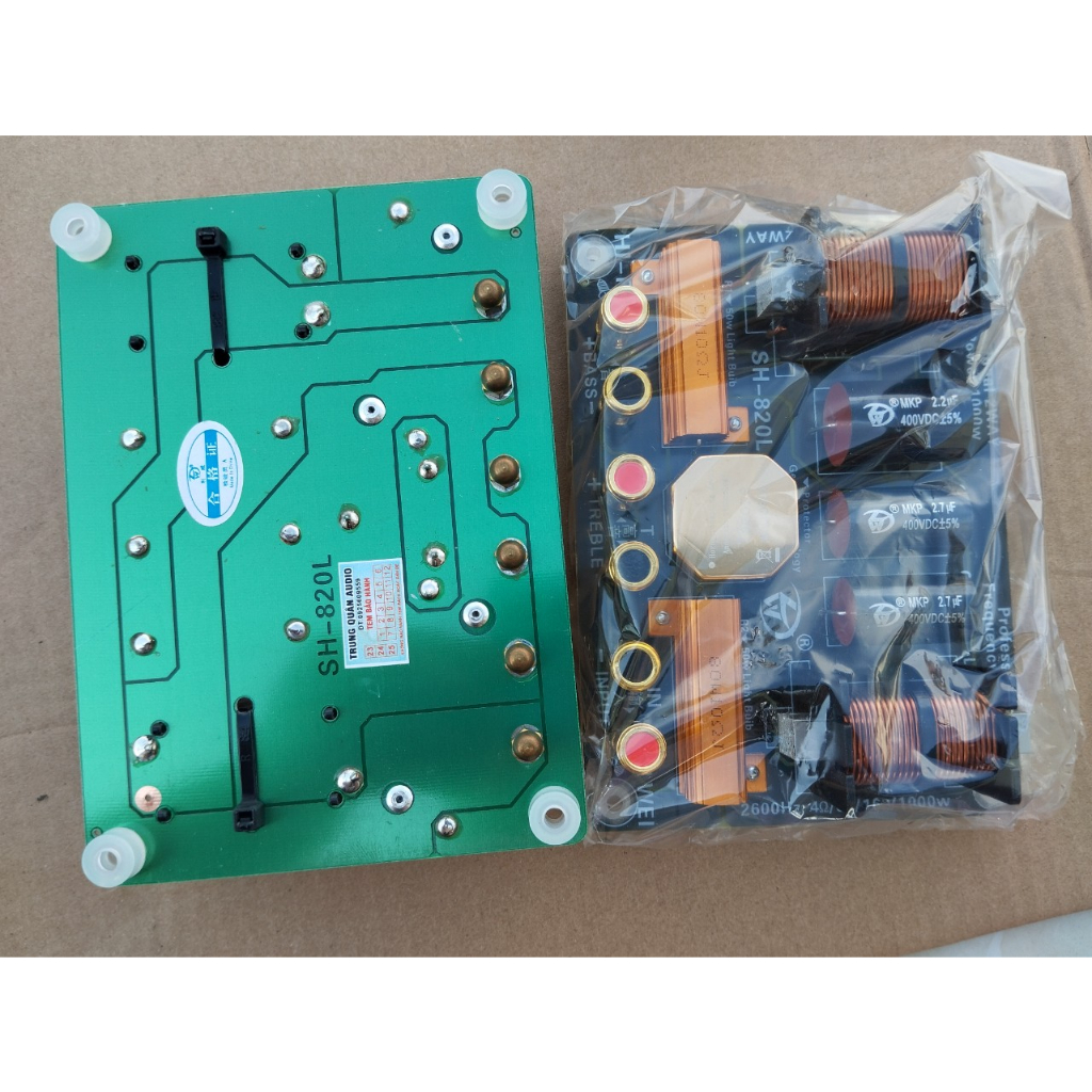 Mạch phân tần loa full đơn 25,30,40,50-có bảo vệ chông cháy treble