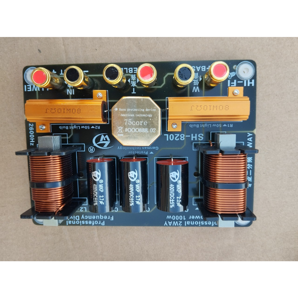 Mạch phân tần loa full đơn 25,30,40,50-có bảo vệ chông cháy treble