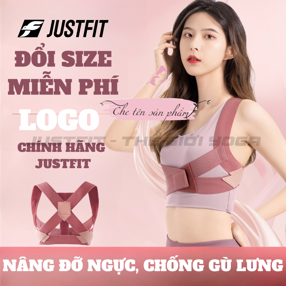 Đai bảo vệ vòng 1 JUSTFIT chống gù lưng, định hình và nâng đỡ ngực khi tập gym, yoga