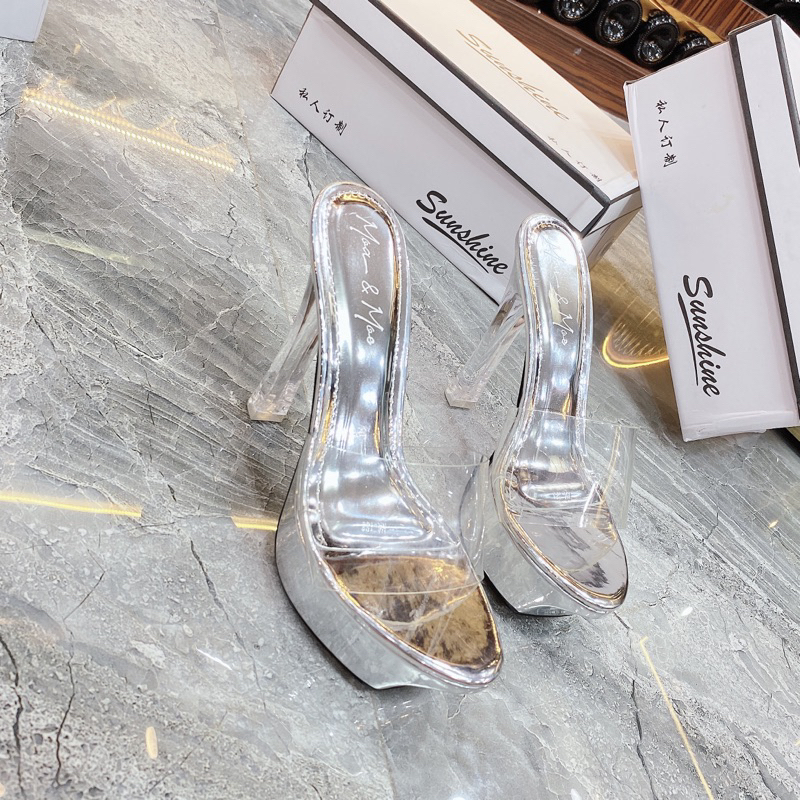 Dép cao góp đúp mica