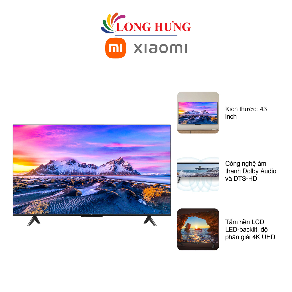 Tivi Xiaomi Mi TV P1 43 inch L43M6-6ARG - Hàng chính hãng