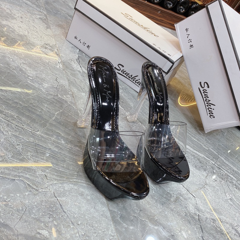 Dép cao góp đúp mica