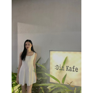 Đầm hai dây ôm eo dáng xòe - lady dress - lamo