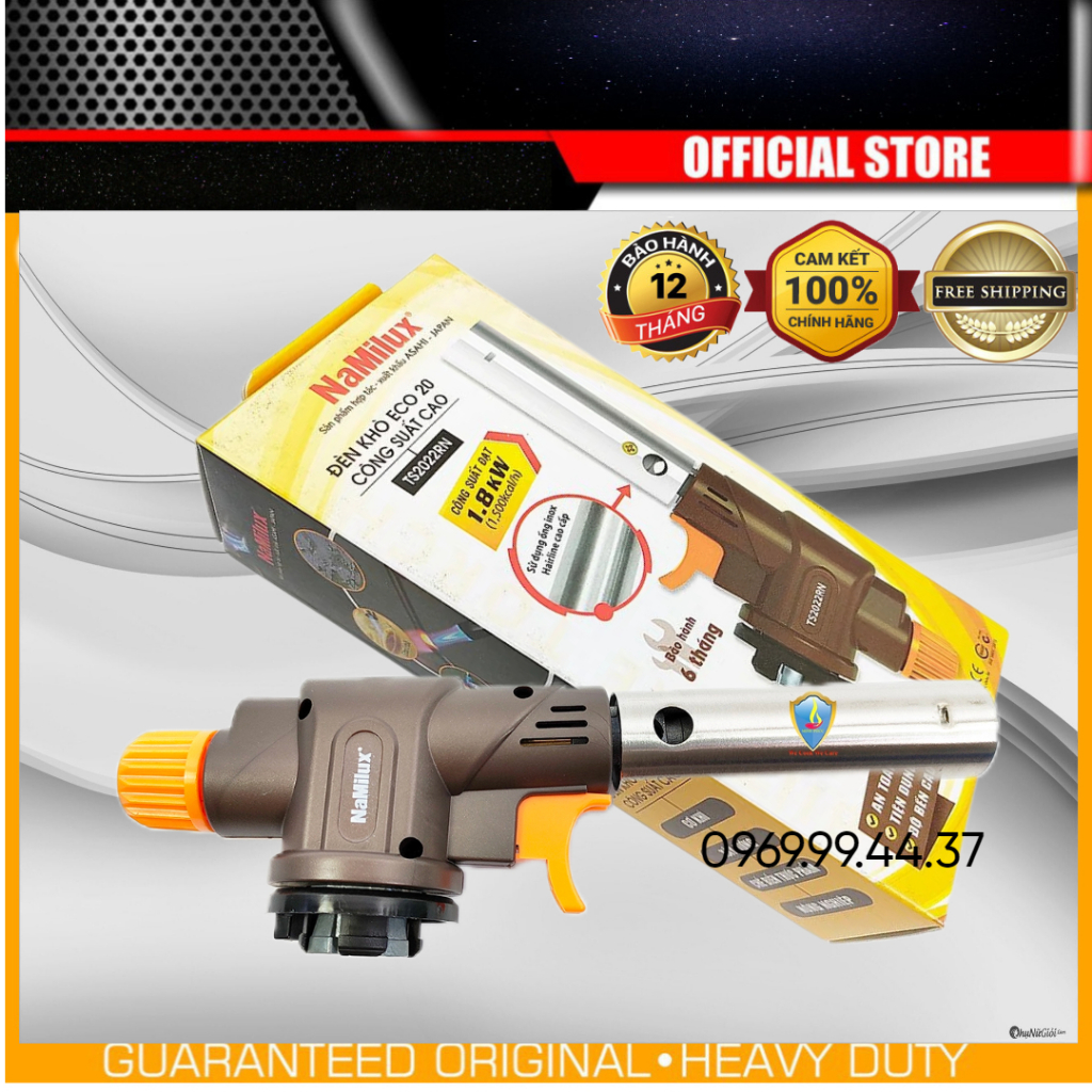 Đèn khò gas Namilux TS2022RN 1.8kW