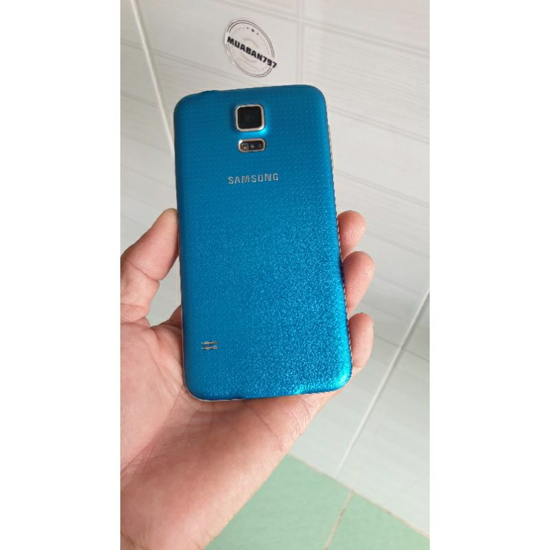 Điện thoại samsung s5 màu xanh cực kỳ đẹp