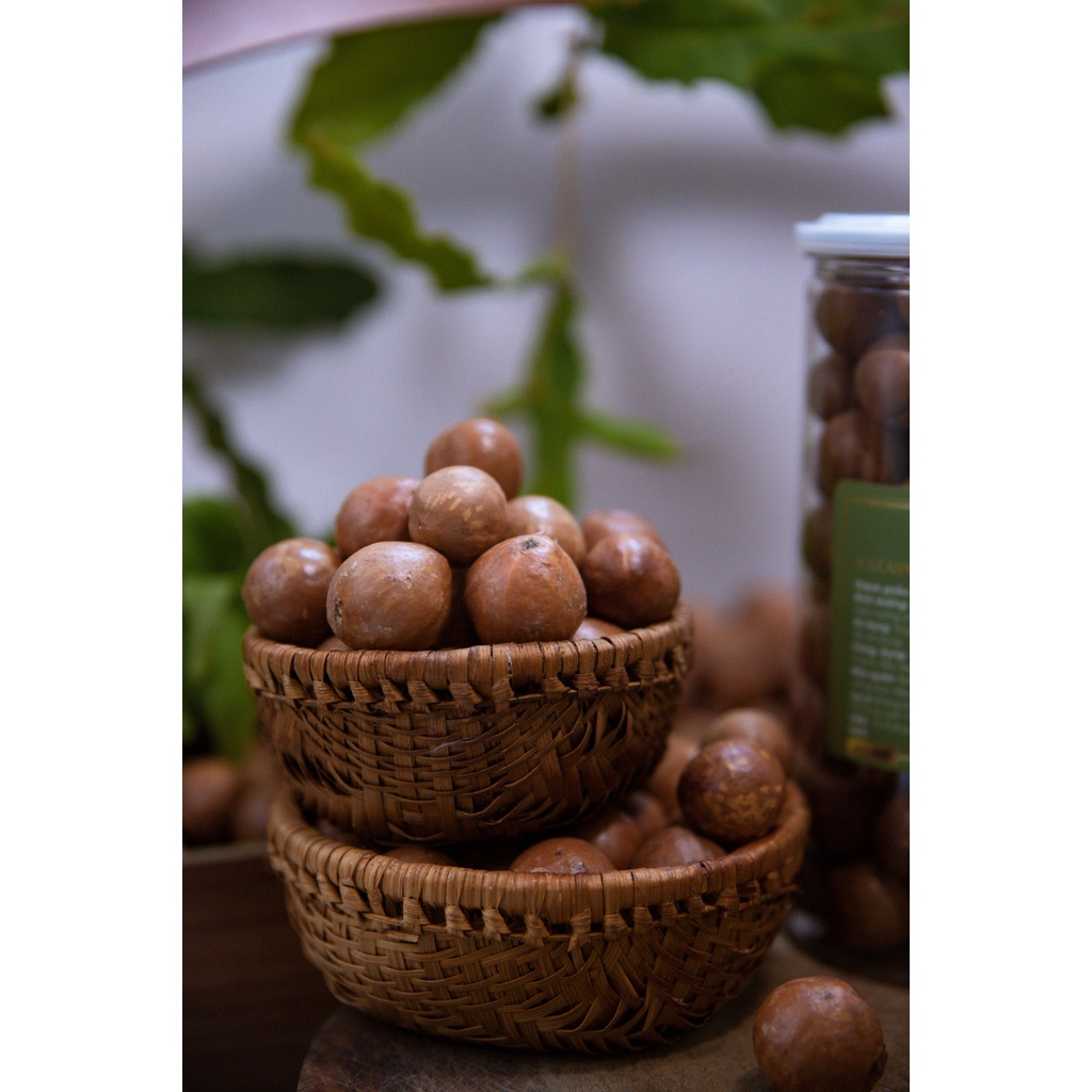 Hạt macca sấy vùng Cao Nguyên Lâm Đồng - Mai Thao túi 500g, size 22-27