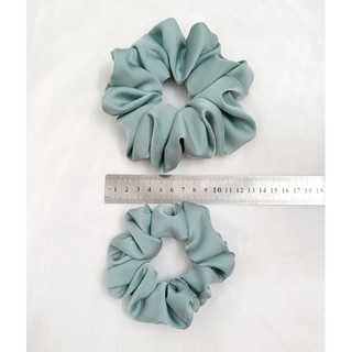 [ Dây buộc tóc vải Scrunchies] Dây cột tóc Scrunchies chất vải lụa 14cm
