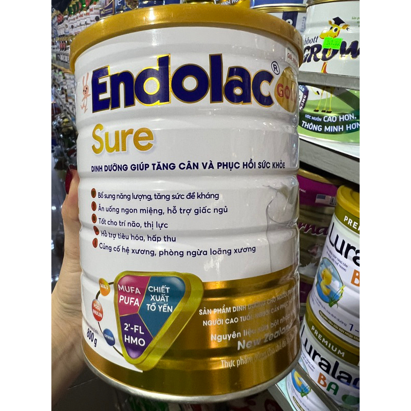 Endolac Sure dành cho người cần tăng cân và phục hồi sức khoẻ