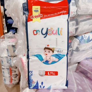 Tã/bỉm youli y tế - dr.youli dán/quần s60/m52/m48/l48/xl44/xxl44/xxx40