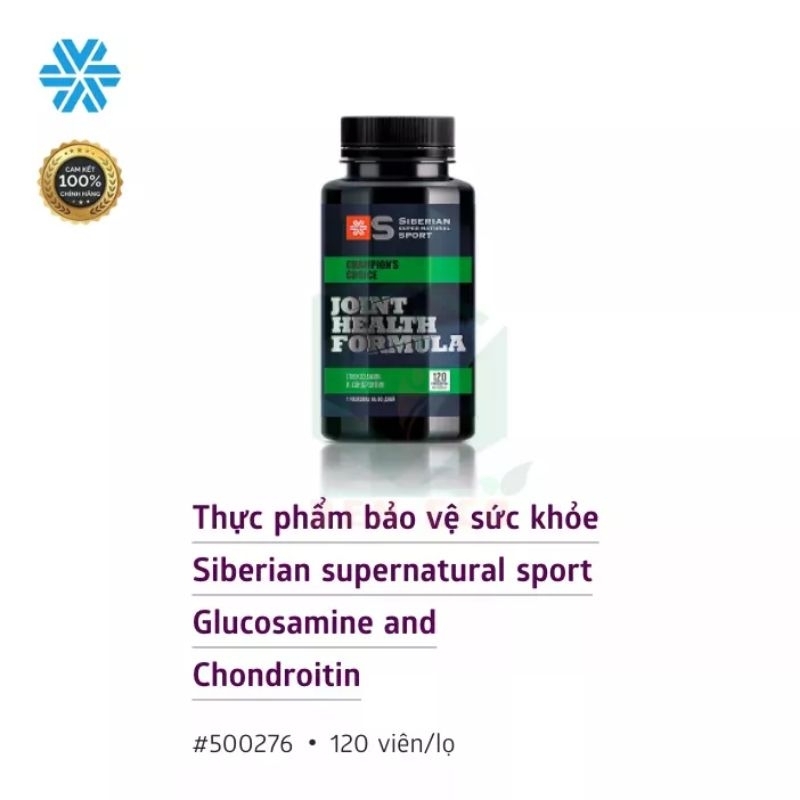 Thực phẩm bảo vệ sức khỏe Siberian supernatural sport Glucosamine and Chondroitin