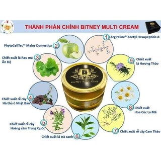 KEM BITNEY MULTI CREAM - Kem Đa Chức Năng.