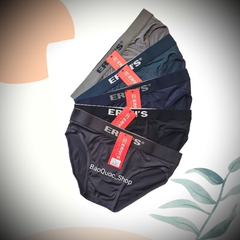 Quần lót Nam Erivis cao cấp, cotton thoáng mát dễ chịu E024