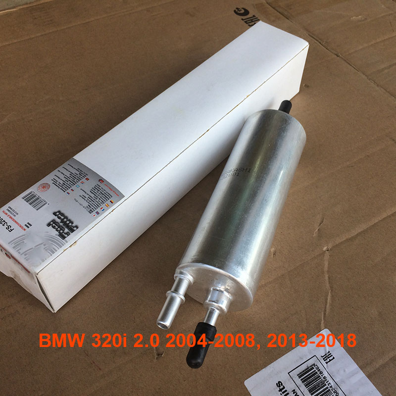 Lọc xăng FS32001 dùng cho BMW 320i 2.0L 2004-2008, 2013-2018 của JS Asakashi, mã phụ tùng 16127327120